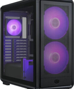 CoolerMaster Masterframe 600 Mesh Gaming Midi Tower Κουτί Υπολογιστή με Πλαϊνό Παράθυρο Μαύρο