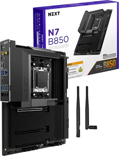 NZXT N7 B850 Wi-Fi Motherboard ATX με AMD AM5 Socket N7-B85XT-B1