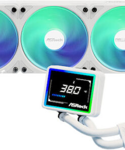 Alternative view of ASRock Challenger 360 Digital Υδρόψυξη Επεξεργαστή Τριπλού Ανεμιστήρα 120mm για Socket AM4/AM5/1700 με ARGB Φωτισμό Λευκή