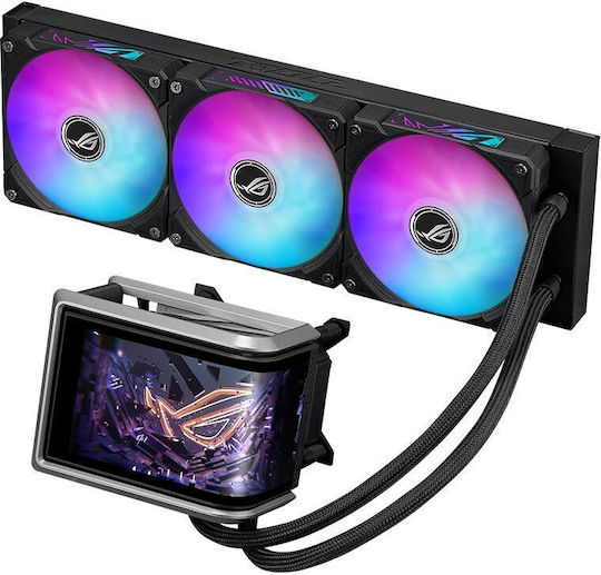 Asus ROG Ryuo IV 360 ARGB Υδρόψυξη Επεξεργαστή Διπλού Ανεμιστήρα 120mm για Socket AM4/AM5/1700/1200/115x - Image 2