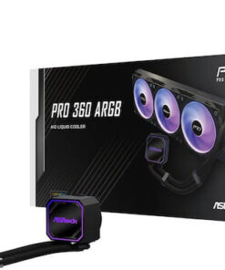 Alternative view of ASRock Pro 360 ARGB Υδρόψυξη Επεξεργαστή Τριπλού Ανεμιστήρα 120mm για Socket AM4/AM5/1700