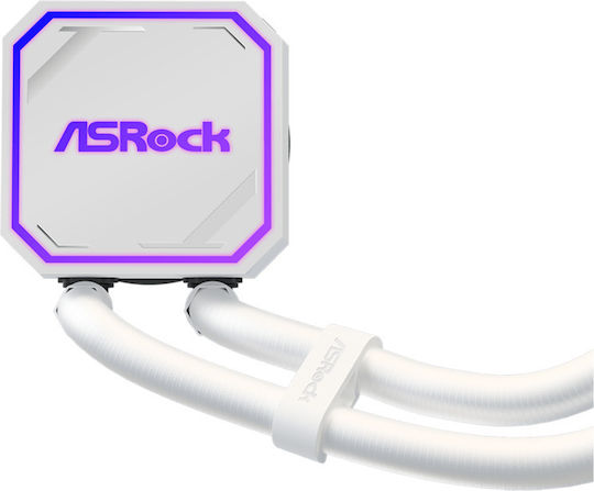 ASRock Pro White 360 ARGB Υδρόψυξη Επεξεργαστή Τριπλού Ανεμιστήρα 120mm για Socket AM4/AM5/1700 Λευκή - Image 7