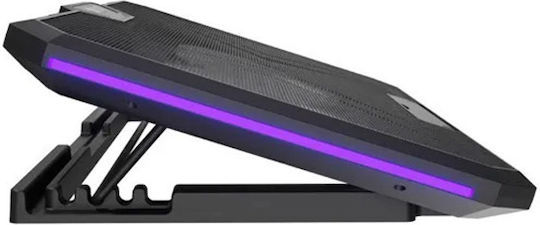 Fury Gunbai G3 Cooling Pad για Laptop έως 17.3" με 2 Ανεμιστήρες και Φωτισμό - Image 6