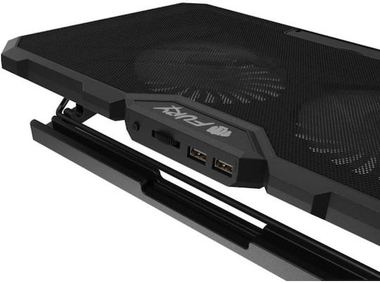 Fury Gunbai G3 Cooling Pad για Laptop έως 17.3" με 2 Ανεμιστήρες και Φωτισμό - Image 4