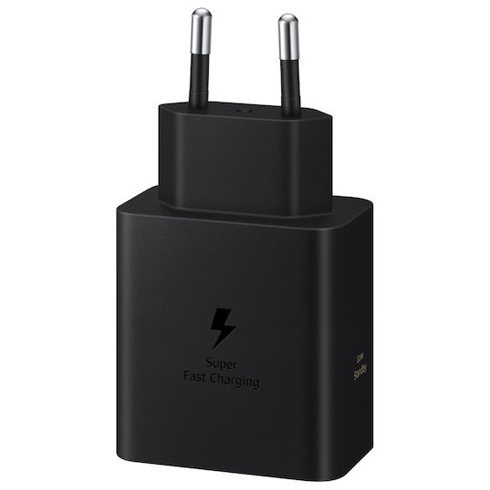 Samsung Φορτιστής Χωρίς Καλώδιο GaN με Θύρα USB-C 60W Power Delivery Μαύρος (EP-T6010N) - Image 2