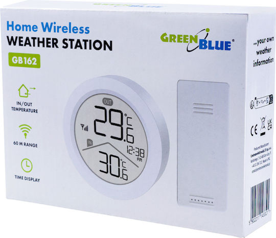 Green Blue GB162 Ασύρματος Μετεωρολογικός Σταθμός Ψηφιακός Επιτραπέζιος - Image 5