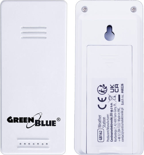 Green Blue GB169 Ασύρματος Μετεωρολογικός Σταθμός Ψηφιακός Επιτραπέζιος - Image 6