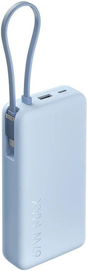 Xiaomi Power Bank 20000mAh 67W με Θύρα USB-A και Θύρα USB-C Ice Blue - Image 4