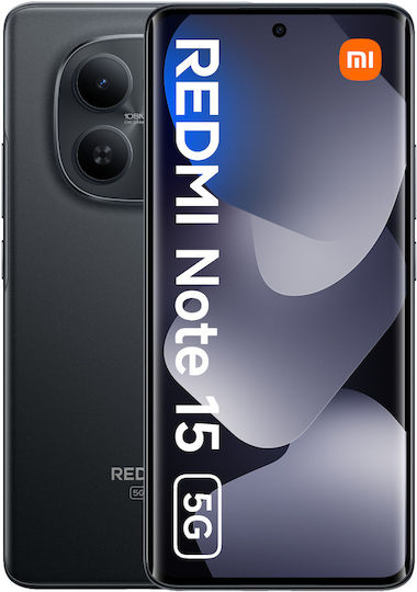 Xiaomi Redmi Note 15 5G Dual SIM (12/512GB) Black