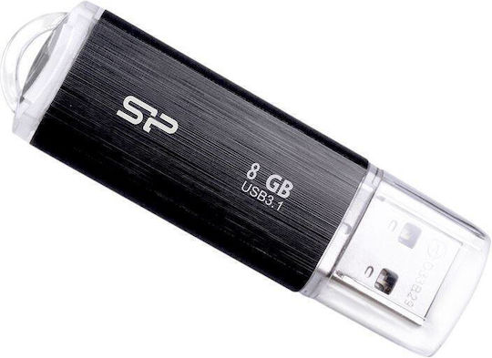 Silicon Power Blaze B02 8GB USB 3.1 Stick Μαύρο - Image 2
