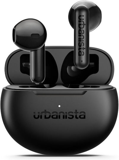 Urbanista Austin 2 Earbud Bluetooth Handsfree Ακουστικά με Αντοχή στον Ιδρώτα και Θήκη Φόρτισης Midnight Black