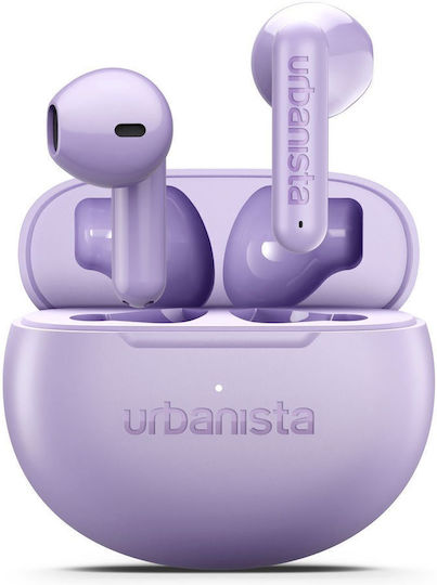 Urbanista Austin 2 Earbud Bluetooth Handsfree Ακουστικά με Αντοχή στον Ιδρώτα και Θήκη Φόρτισης Lavender Purple
