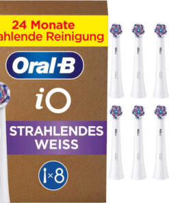 Alternative view of Oral-B Io Radiant White Ανταλλακτικές Κεφαλές για Ηλεκτρική Οδοντόβουρτσα 8τμχ