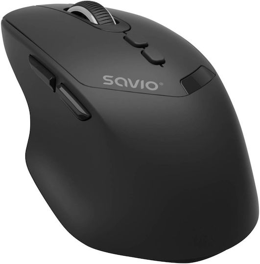 Savio MB-06 Ασύρματο Εργονομικό Bluetooth Ποντίκι Μαύρο - Image 2