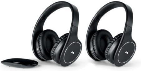 Meliconi HP Easy Digital Bundle Ασύρματα / Ενσύρματα Over Ear Ακουστικά Μαύρα - Image 3