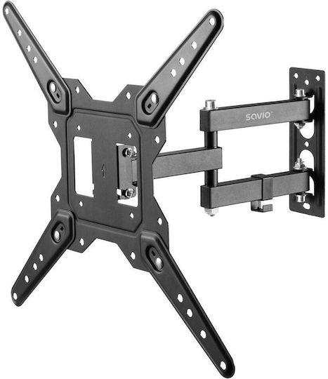 Savio Utv-03 Tv Mount Stand 139.7 Cm 55" Black - Image 2