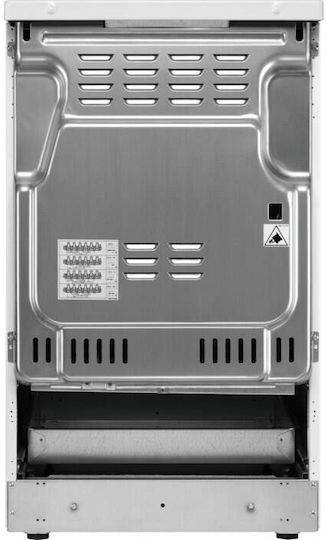 Electrolux LKR540266W Κουζίνα 57lt με Κεραμικές Εστίες Π50εκ. Λευκή - Image 6