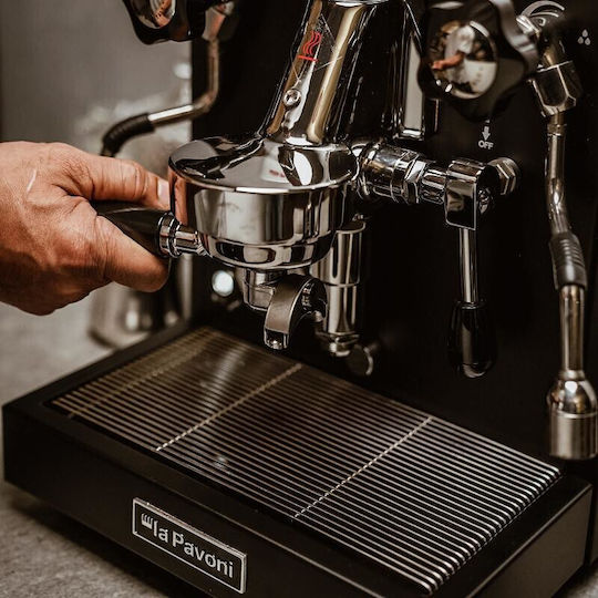 La Pavoni New Cellini Classic Μηχανή Espresso 1400W Πίεσης 15bar για Cappuccino Nera - Image 3