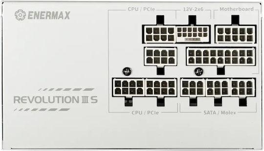 Enermax Revolution III S 1000W Μαύρο Τροφοδοτικό Υπολογιστή Full Modular 80 Plus Gold - Image 3