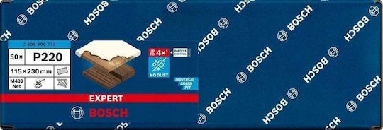 Bosch Expert M480 Γυαλόχαρτο K220 115x480mm Σετ 50τμχ 2608900773 - Image 6