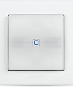 HomeMatic IP Switch brand switch Χωνευτός Διακόπτης Τοίχου Διπλός με Πλαίσιο Λευκός 152020A0