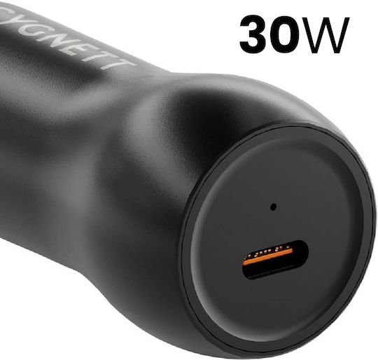 Cygnett 30w Usb-c Car Charger Power Delivery Black - Image 3