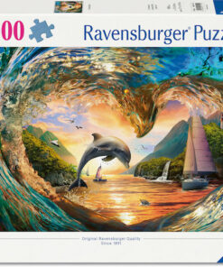 Dolphin's Heart Leap Puzzle 2D 1000pcs