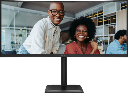 AOC CU34E4CV Ultrawide VA HDR Curved Monitor 34" QHD 3440x1440 με Χρόνο Απόκρισης 4ms GTG - Image 2