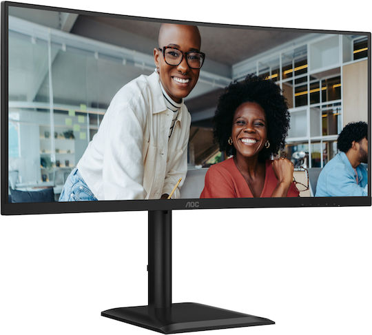 AOC CU34E4CV Ultrawide VA HDR Curved Monitor 34" QHD 3440x1440 με Χρόνο Απόκρισης 4ms GTG - Image 4