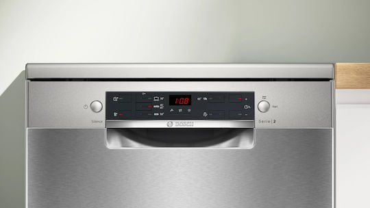 Bosch Ελεύθερο Πλυντήριο Πιάτων για 12 Σερβίτσια Π60xY85εκ. Inox Serie 2 - Image 8