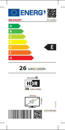 Sharp Smart Τηλεόραση 32" Full HD QLED 32GF3265E HDR (2025) - Image 9