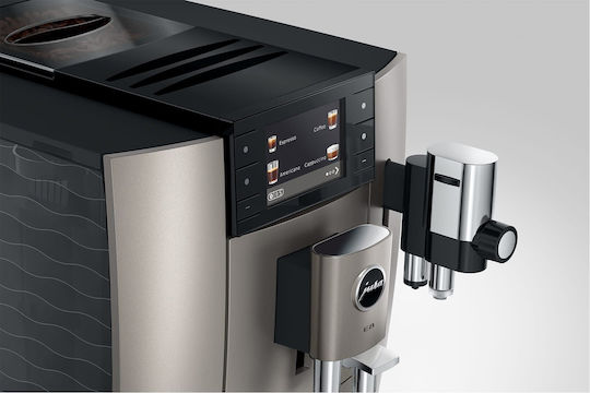 Jura E8 Αυτόματη Μηχανή Espresso 1450W Πίεσης 15bar με Μύλο Άλεσης Midnight Silver - Image 7
