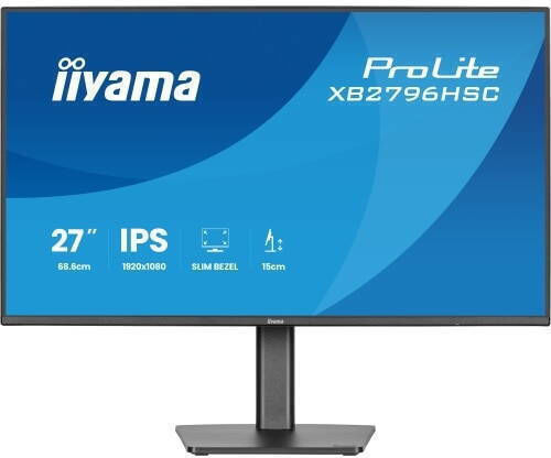 Iiyama ProLite XB2796HSC-B1 IPS Monitor 27" FHD 1920x1080 144Hz με Χρόνο Απόκρισης 3ms GTG - Image 2