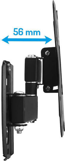 btv-2342lite Βάση Τηλεόρασης Τοίχου έως 25kg Μαύρο - Image 3