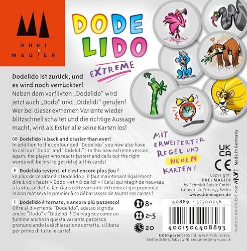 Επιτραπέζιο Παιχνίδι Dodelido Extreme για 2-5 Παίκτες 8+ Ετών 40889 (GER) Schmidt Spiele - Image 2