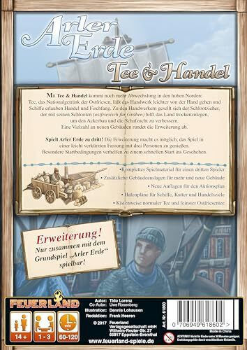 Επιτραπέζιο Παιχνίδι Arler Earth Tea & Trade Feuerland για 1-3 Παίκτες 14+ Ετών FEU61860 (GER) - Image 2