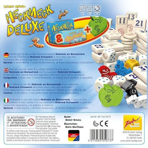 Επιτραπέζιο Παιχνίδι Heckmeck Deluxe για 2-7 Παίκτες 8+ Ετών 601105073 (GER) Zoch Verlag - Image 2