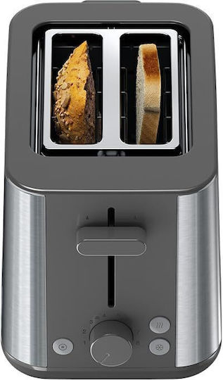 Braun Ht 1510 0X23010049 Φρυγανιέρα 2 Θέσεων 900W Γκρι - Image 2