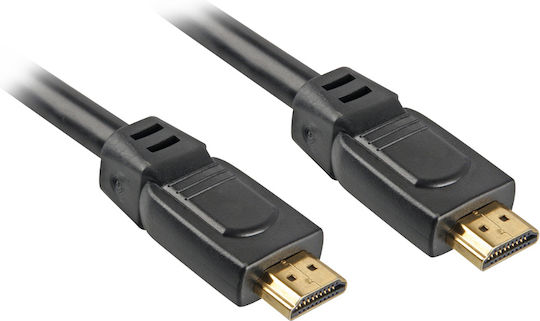 Sharkoon HDMI 1.4 Cable HDMI male - HDMI male 15m Μαύρο ()