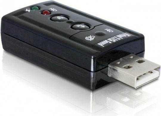 DeLock Εξωτερική USB Κάρτα Ήχου 7.1 61645