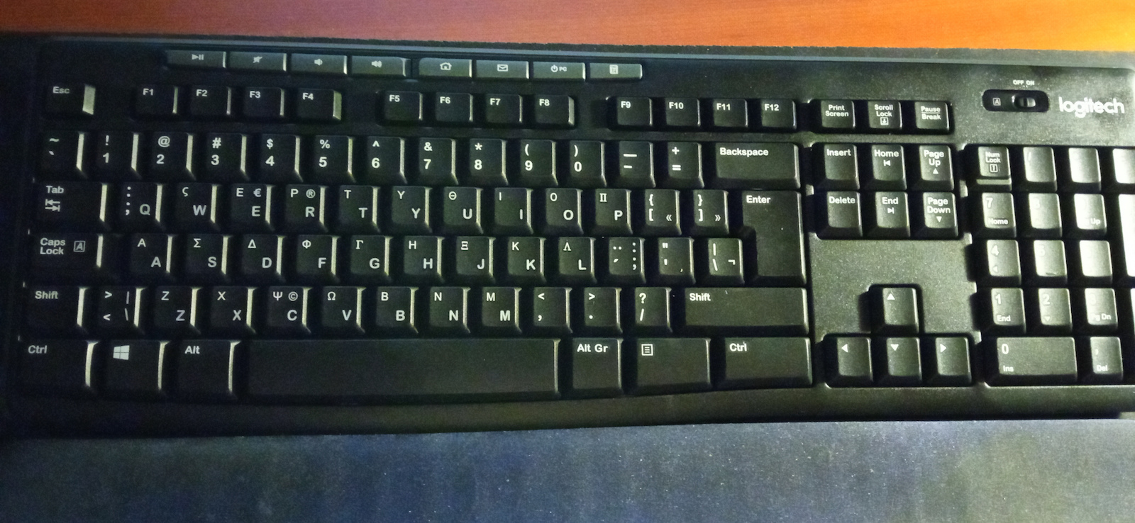 Logitech Wireless Combo MK270 Σετ Πληκτρολόγιο & Ποντίκι Ελληνικό - Image 13