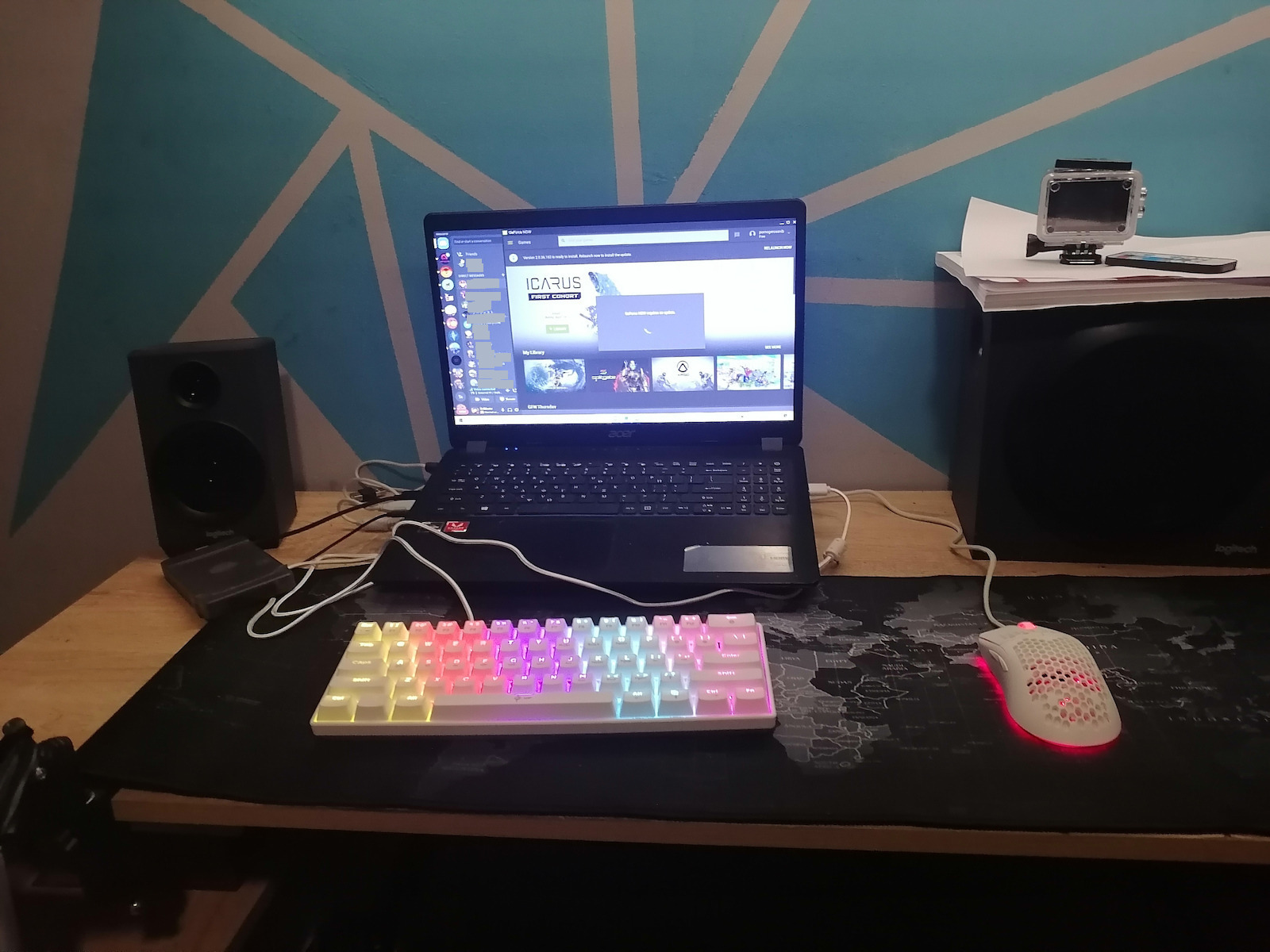 White Shark Galahad RGB Gaming Ποντίκι 6400 DPI Μαύρο - Image 9