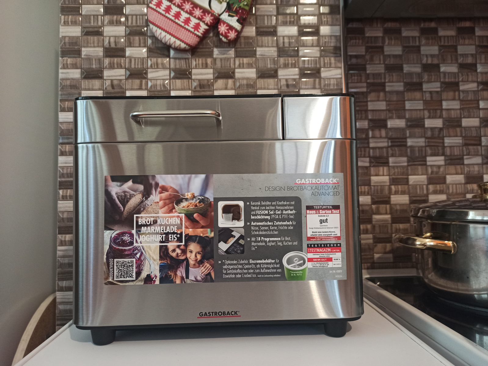 Gastroback 42823 Αρτοπαρασκευαστής 500W Χωρητικότητας 1000gr με 18 Προγράμματα - Image 17