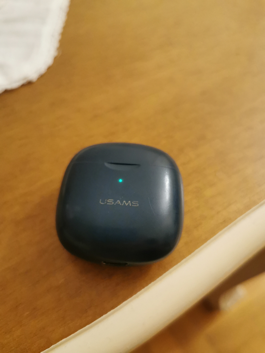 Usams IA04 Earbud Bluetooth Handsfree Ακουστικά με Θήκη Φόρτισης Λευκά - Image 9