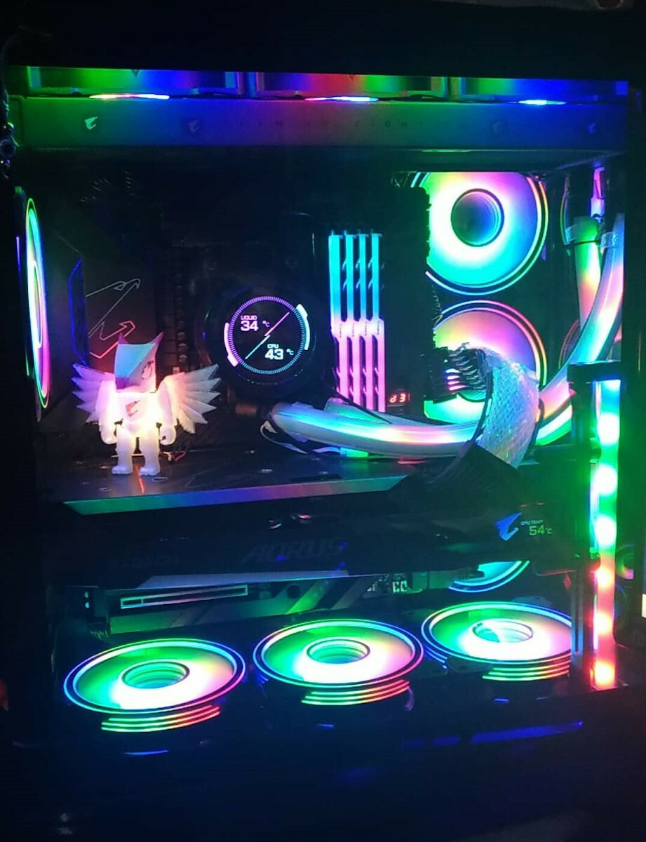 Kolink Unity Code X Gaming Midi Tower Κουτί Υπολογιστή με Πλαϊνό Παράθυρο και RGB Φωτισμό Μαύρο - Image 12
