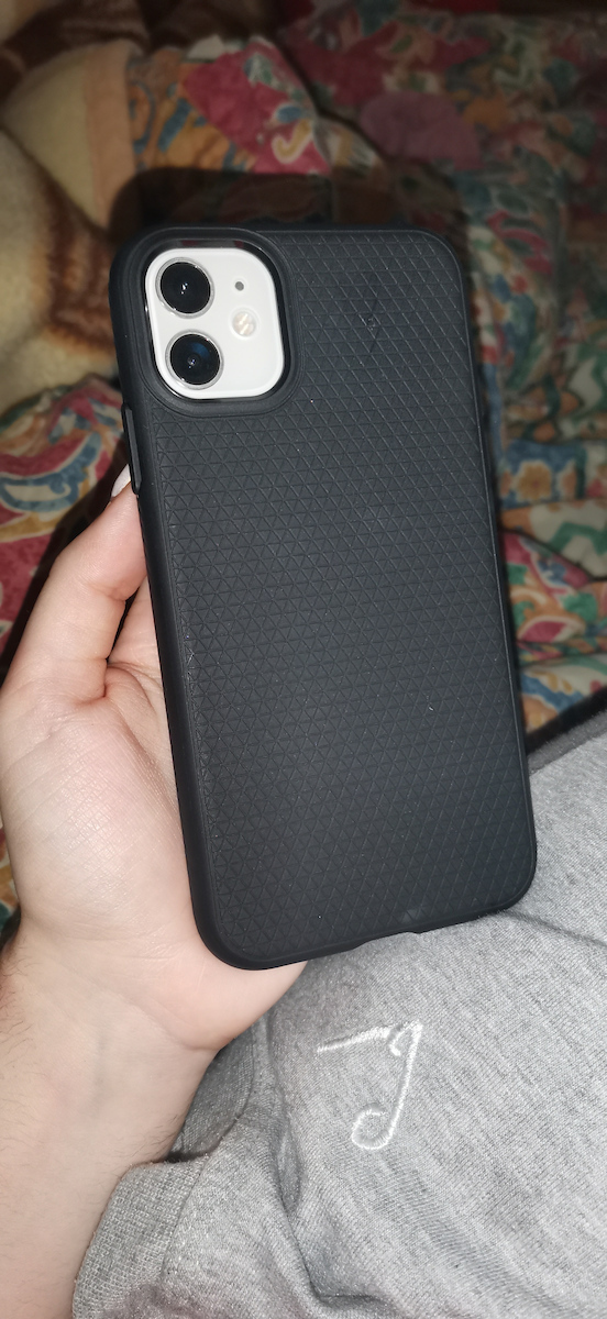 Spigen Liquid Air Back Cover Σιλικόνης Μαύρο (iPhone 11) 076CS27184 - Image 8