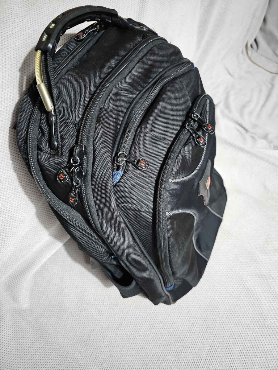 Wenger Carbon Τσάντα Πλάτης για Laptop 17" σε Μαύρο χρώμα - Image 15