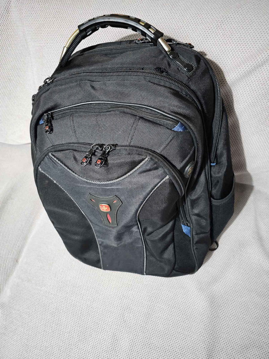 Wenger Carbon Τσάντα Πλάτης για Laptop 17" σε Μαύρο χρώμα - Image 13