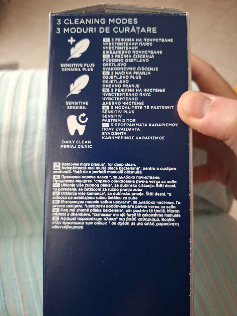 Oral-B Vitality Pro Protect X Clean Ηλεκτρική Οδοντόβουρτσα με Χρονομετρητή Μαύρη - Image 7