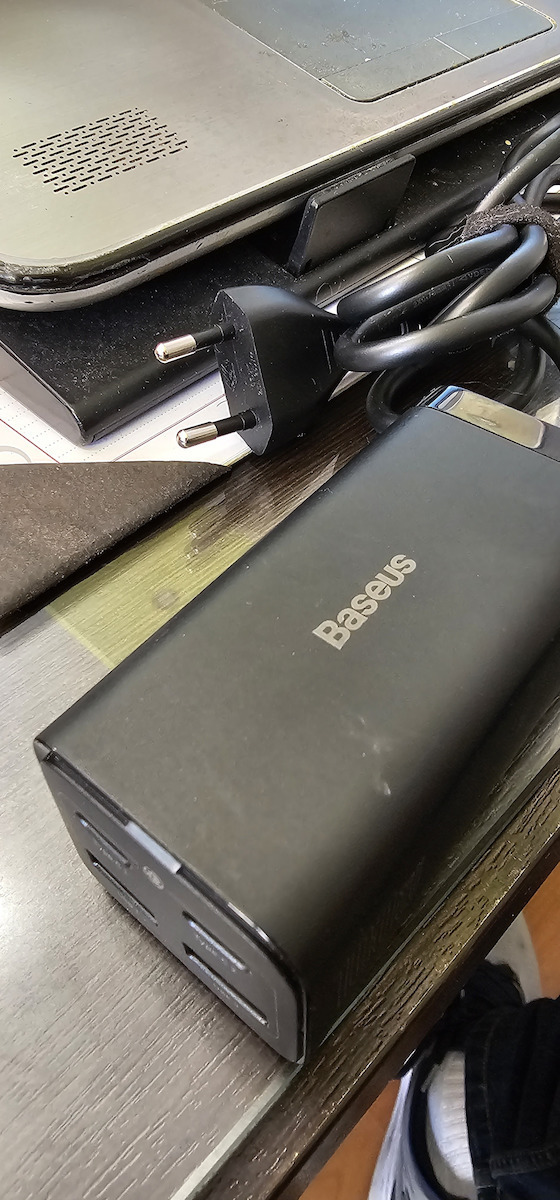 Baseus Φορτιστής Χωρίς Καλώδιο GaN με 2 Θύρες USB-A και 2 Θύρες USB-C 100W Quick Charge 4.0 Μαύρος (Gan3 Pro) - Image 6